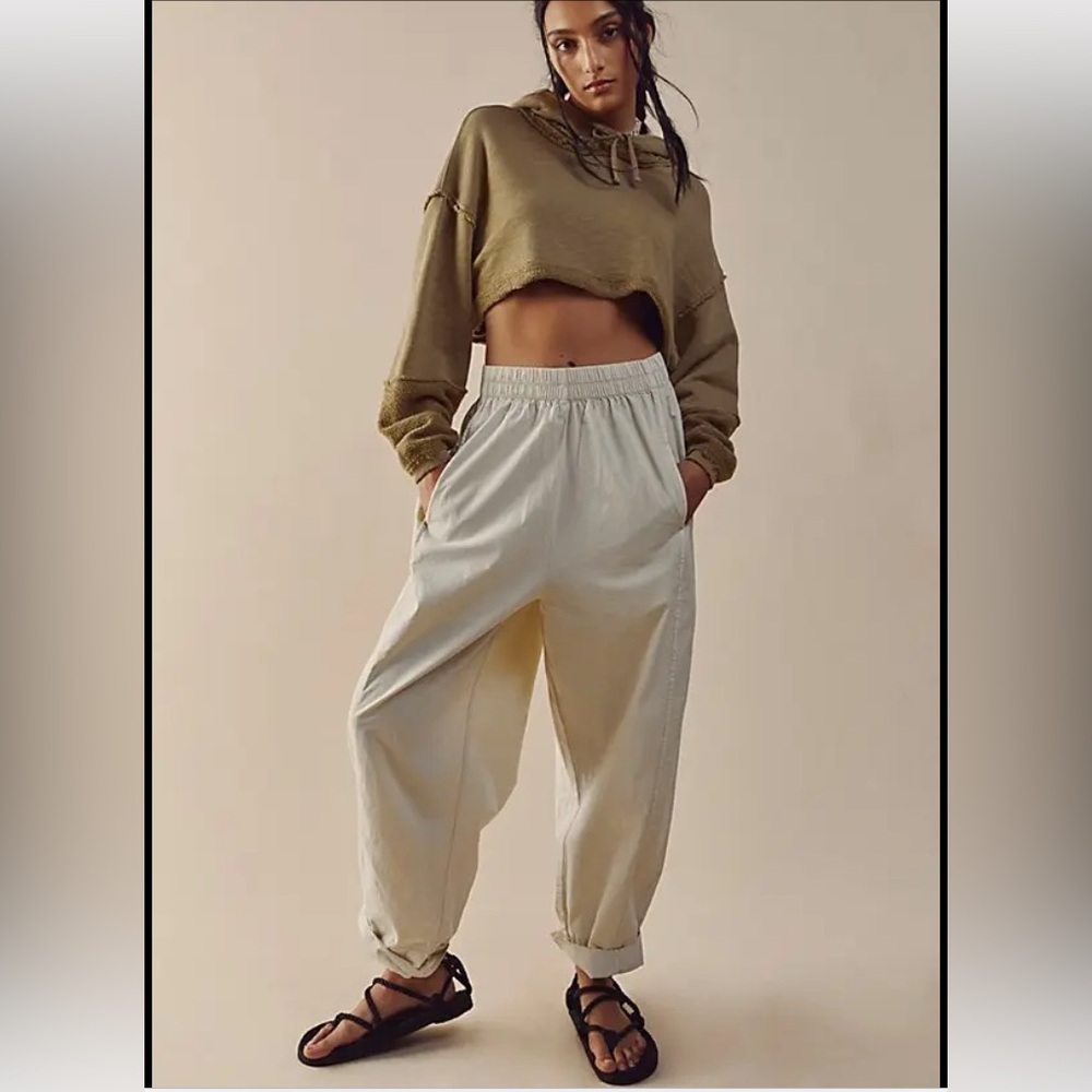 NWT Free People Preppy Poplin Trousers